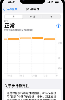 港南iPhone手机维修如何在iPhone开启'步行稳定性通知'