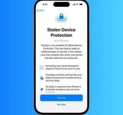 港南苹果授权维修店分享被盗设备保护功能开启方法 
